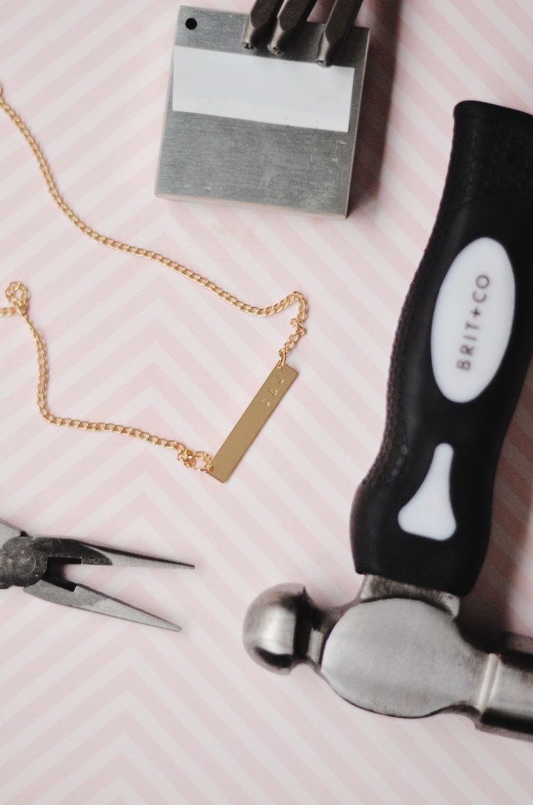 Brit & Co Metal Stamp a Necklace Kit