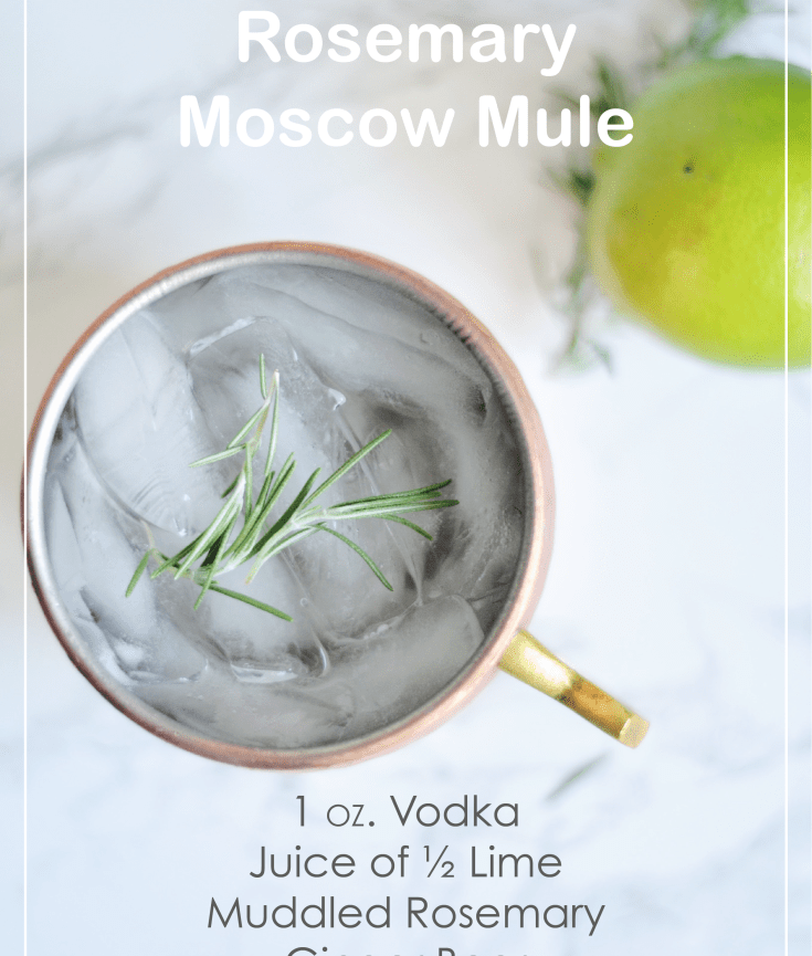 Rosemary Moscow Mule Recipe | Minted Bold