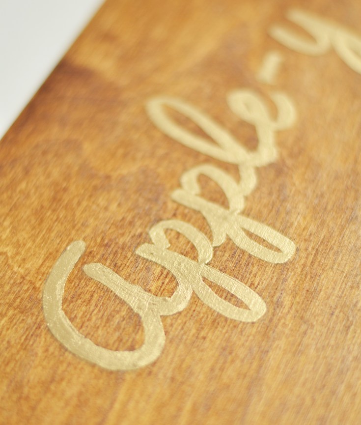 DIY Wood Sign | Minted Bold