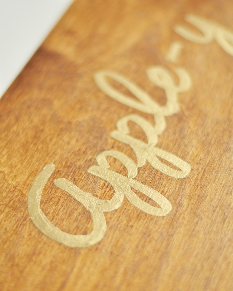 DIY Wood Sign | Minted Bold