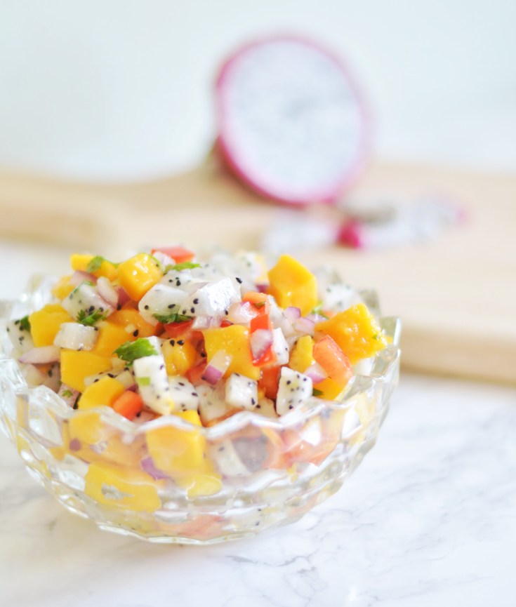 Dragon Fruit Mango Salsa | Minted Bold