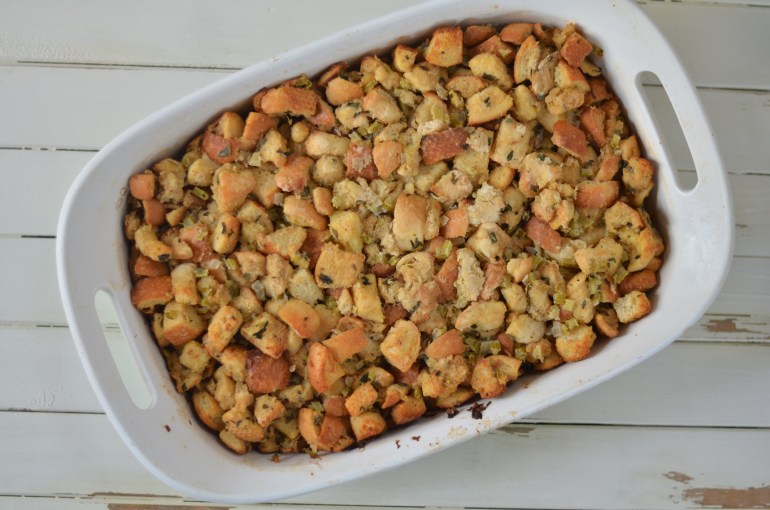 Fresh Herb Bread Stuffing | Minted Bold