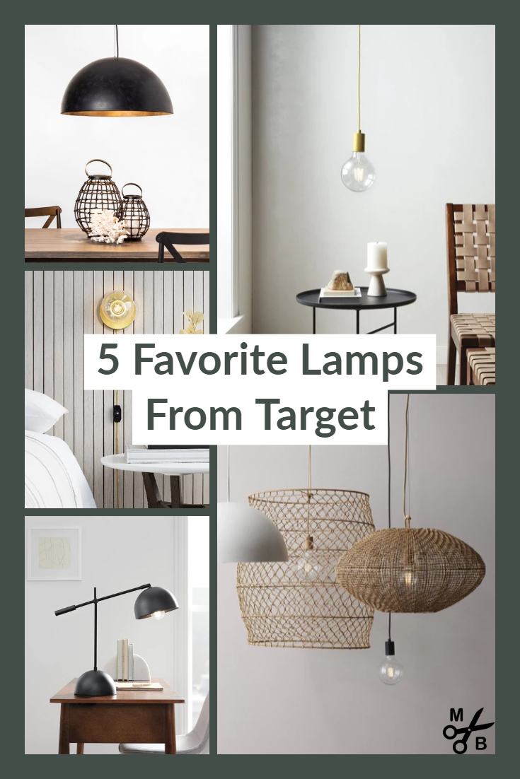 My 5 Favorite Target Lamps | Minted Bold